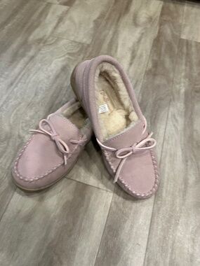 My Slippers pink Suede Leather